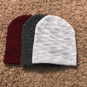 Beanies- Set of 3